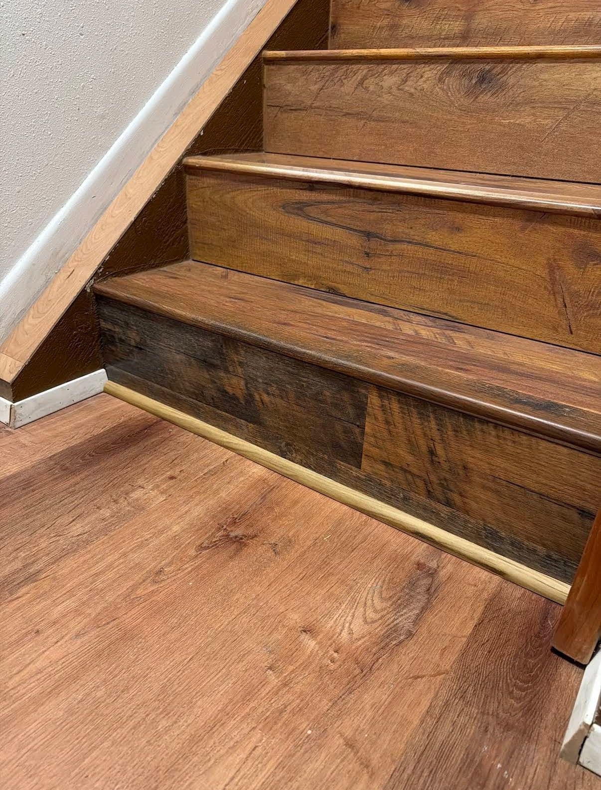 Project Quick LVP Stair Repair for Rental Unit image