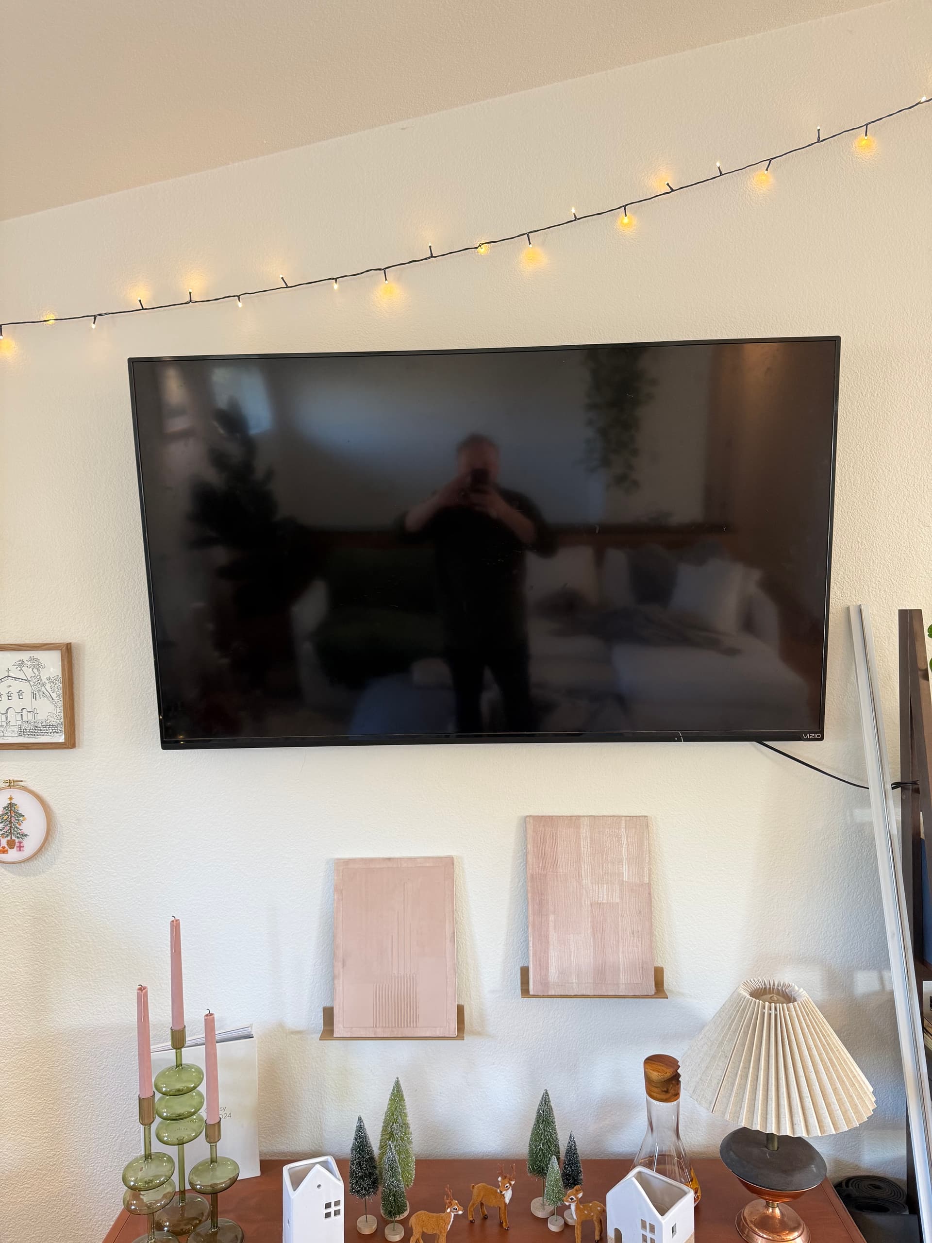 Gallery photos for Slat Accent Wall Turns a Plain TV Wall Into a Showpiece: Image #1