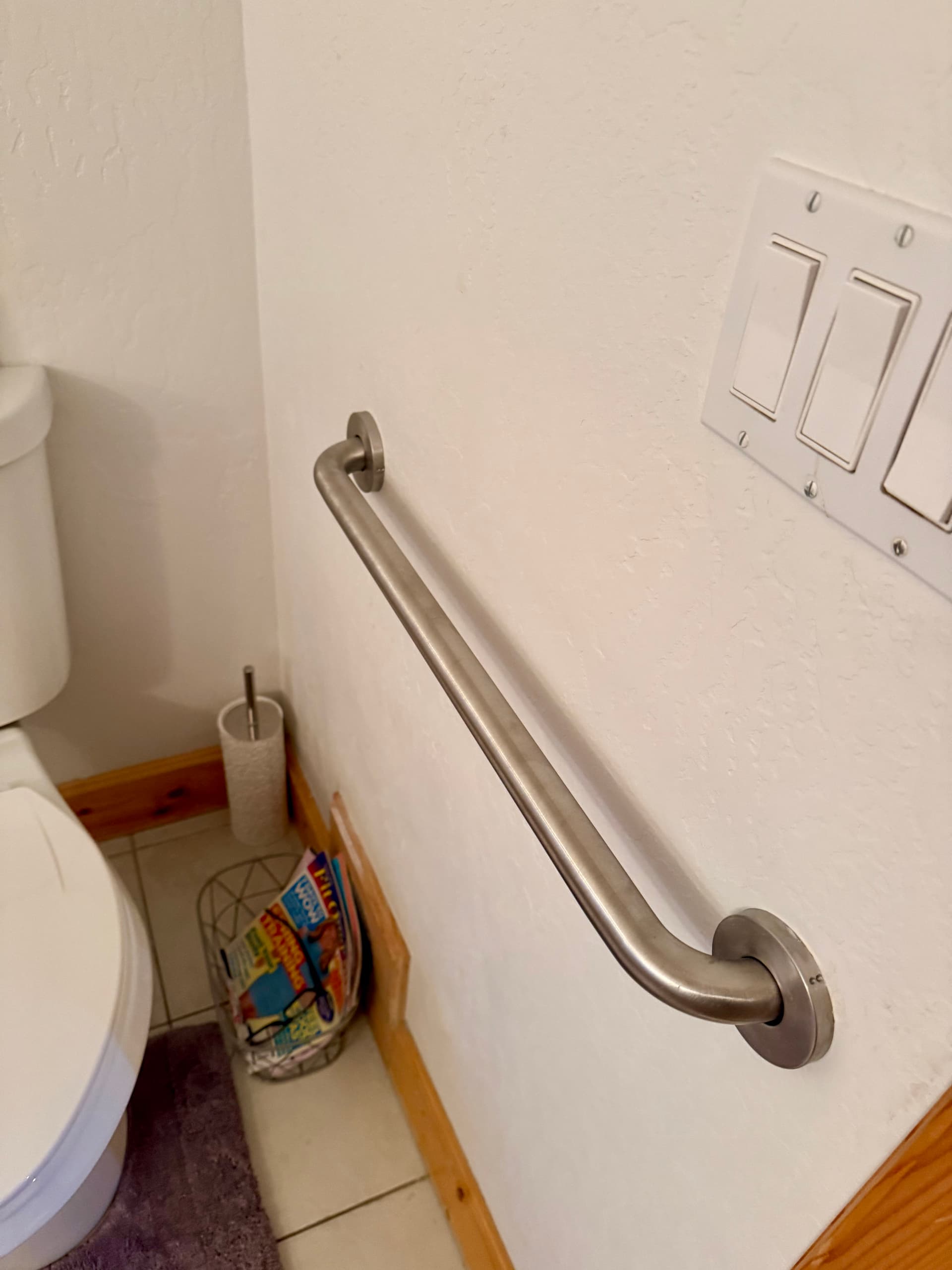Gallery photos for ADA-Compliant Grab Bar Installation for Stairs and Bathrooms: Image #1