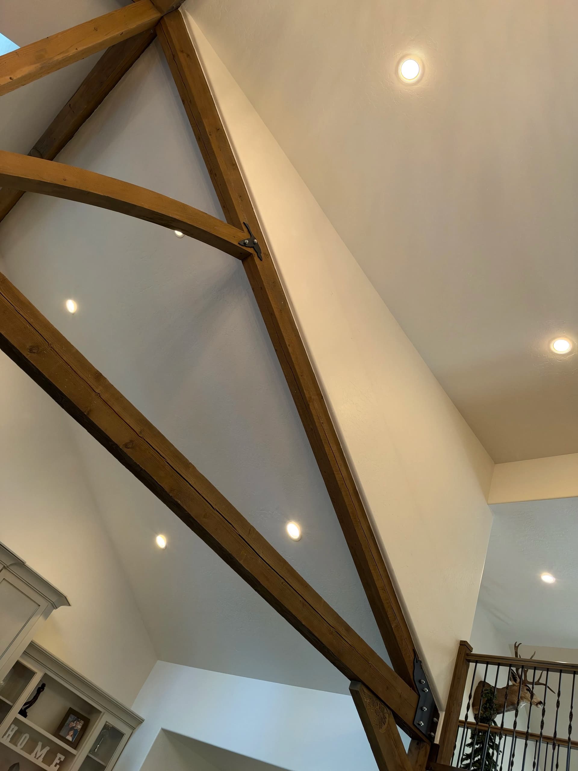 Gallery photos for Vaulted Ceiling Beam Caulking That Actually Looks Finished: Image #1