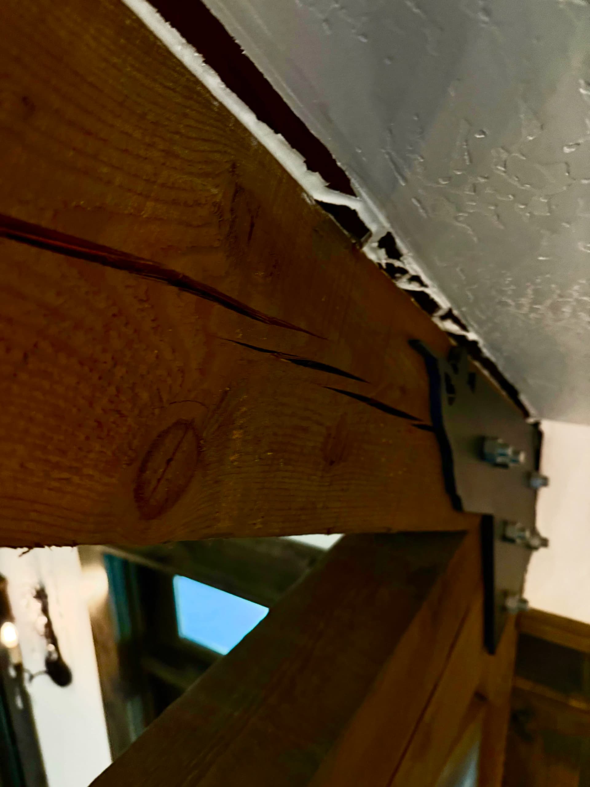 Gallery photos for Vaulted Ceiling Beam Caulking That Actually Looks Finished: Image #2