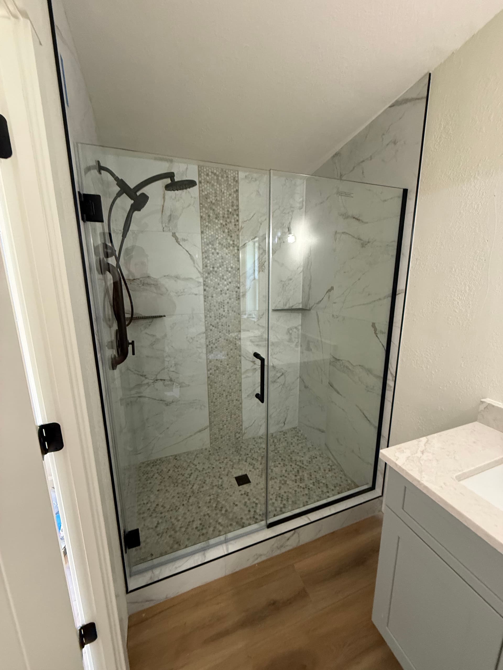 Frameless Shower Door Install Done Right in Athol image
