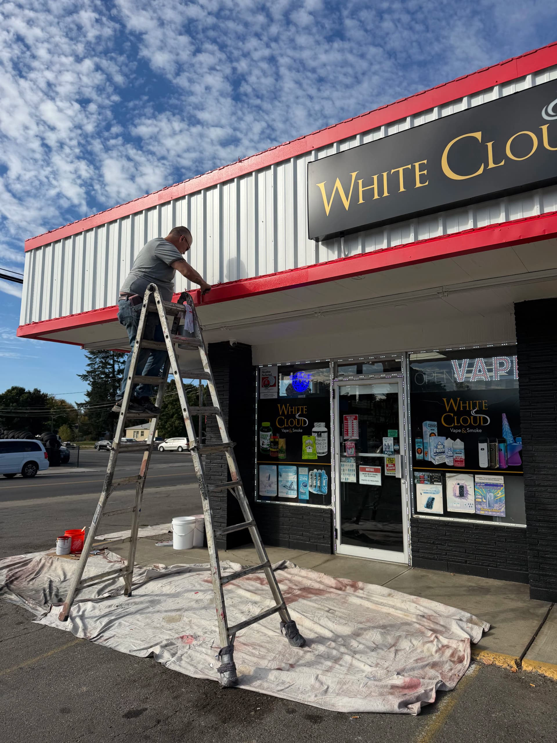 Gallery photos for Commercial Storefront Exterior Painting for Local Retail Business: Image #2