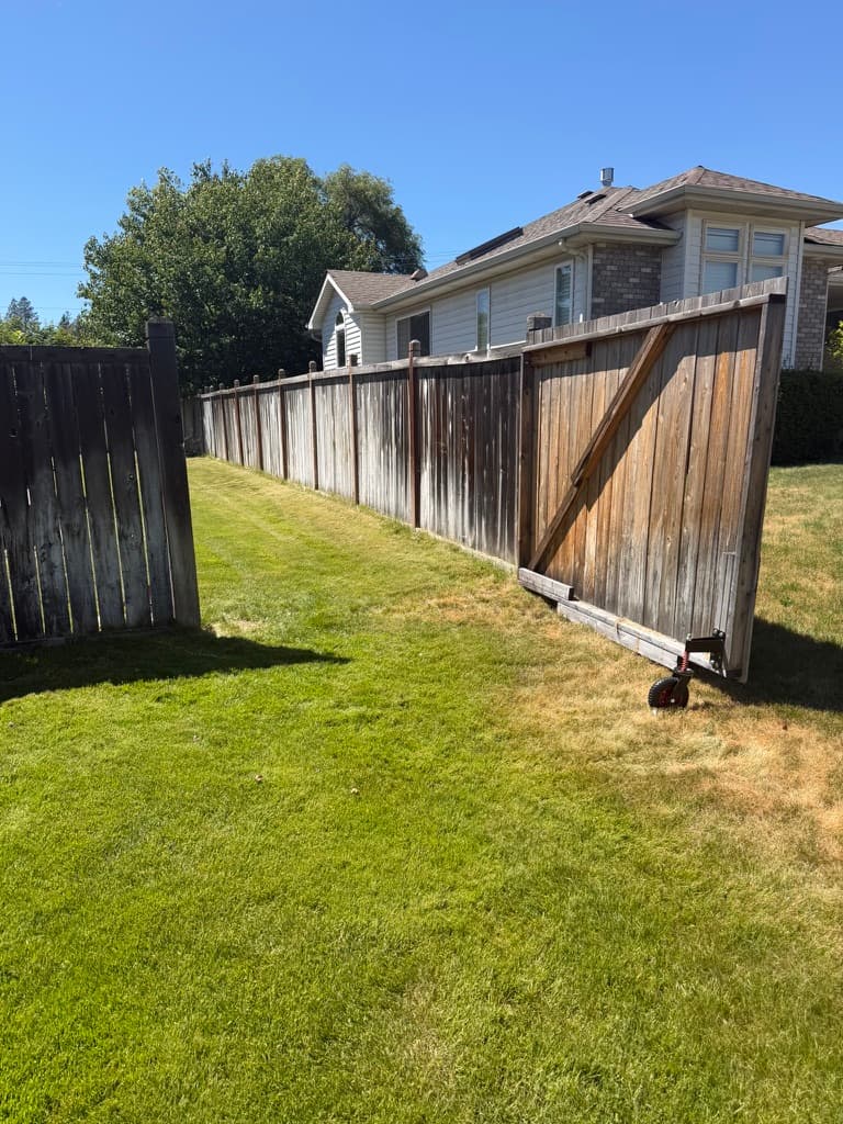 Dragging Fence Gate Fixed with a Heavy-Duty Wheel Upgrade image
