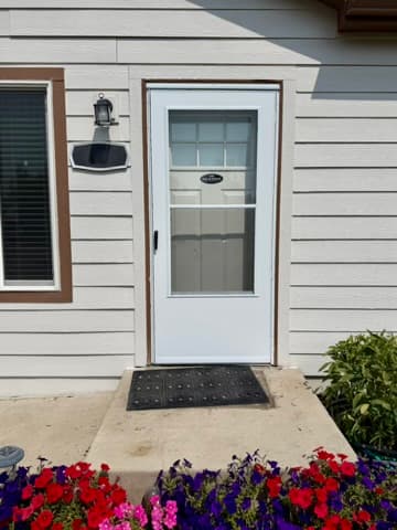 Storm Door Install in Post Falls With a Frame Alignment Fix image